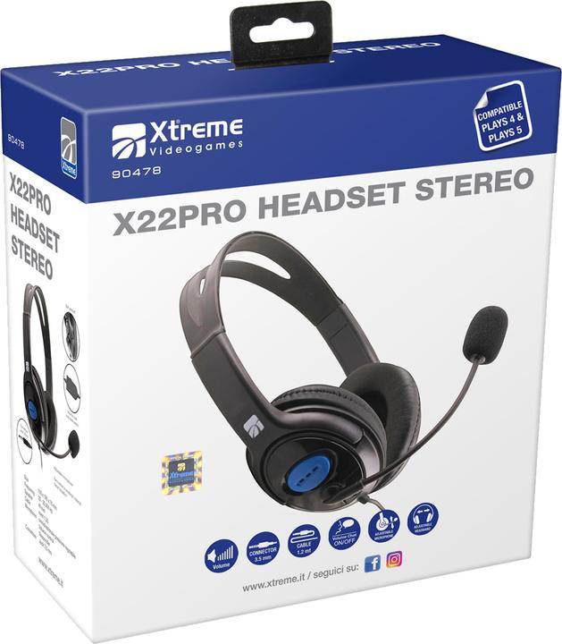 Actual product image Xtreme X22PRO Headset 3.5 mm Connector Black (Cable)