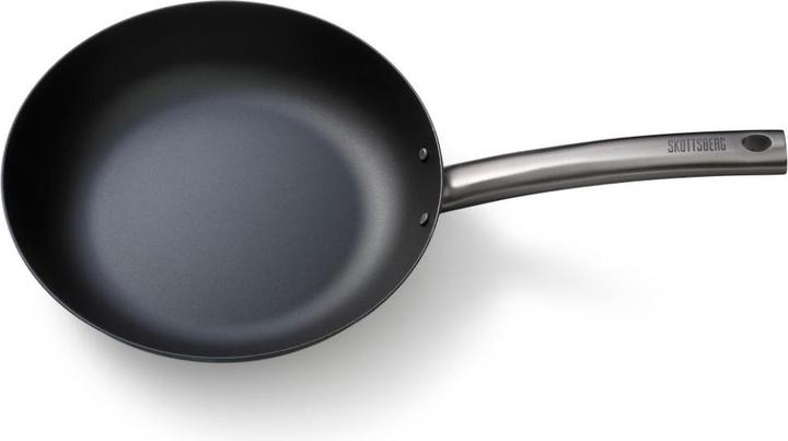 Actual product image Skottsberg Frying pan carbon steel, 28 cm diameter, stainless steel handle (Frying pan, Carbon steel)