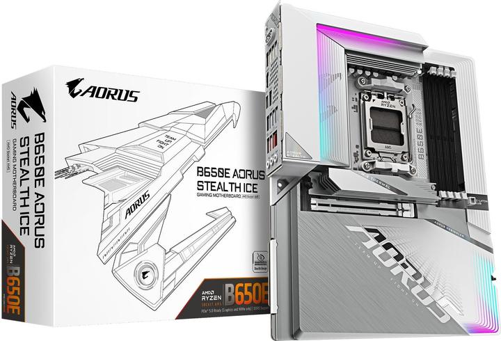 Gigabyte B650E AORUS STEALTH ICE (AM5, AMD B650E, ATX)