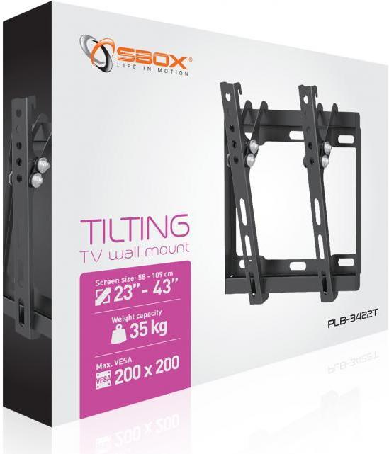 Produktbild Sbox PLB-3422T (Wand, 35 kg, 23" - 42")