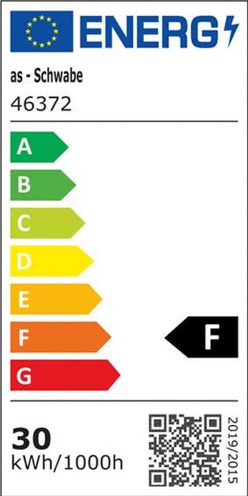 Energy Label As - Schwabe 360° LED rotating beacon (3200 lm)