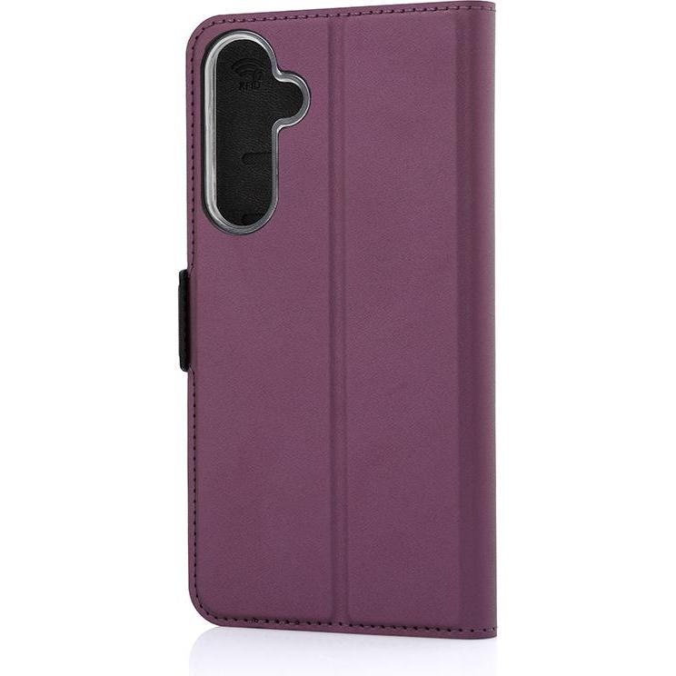 Thumbnail - Wave BookCase -suojakuori, Samsung Galaxy A55, Smoky Sangria (Samsung Galaxy A55), Smartphone Hülle, Violett
