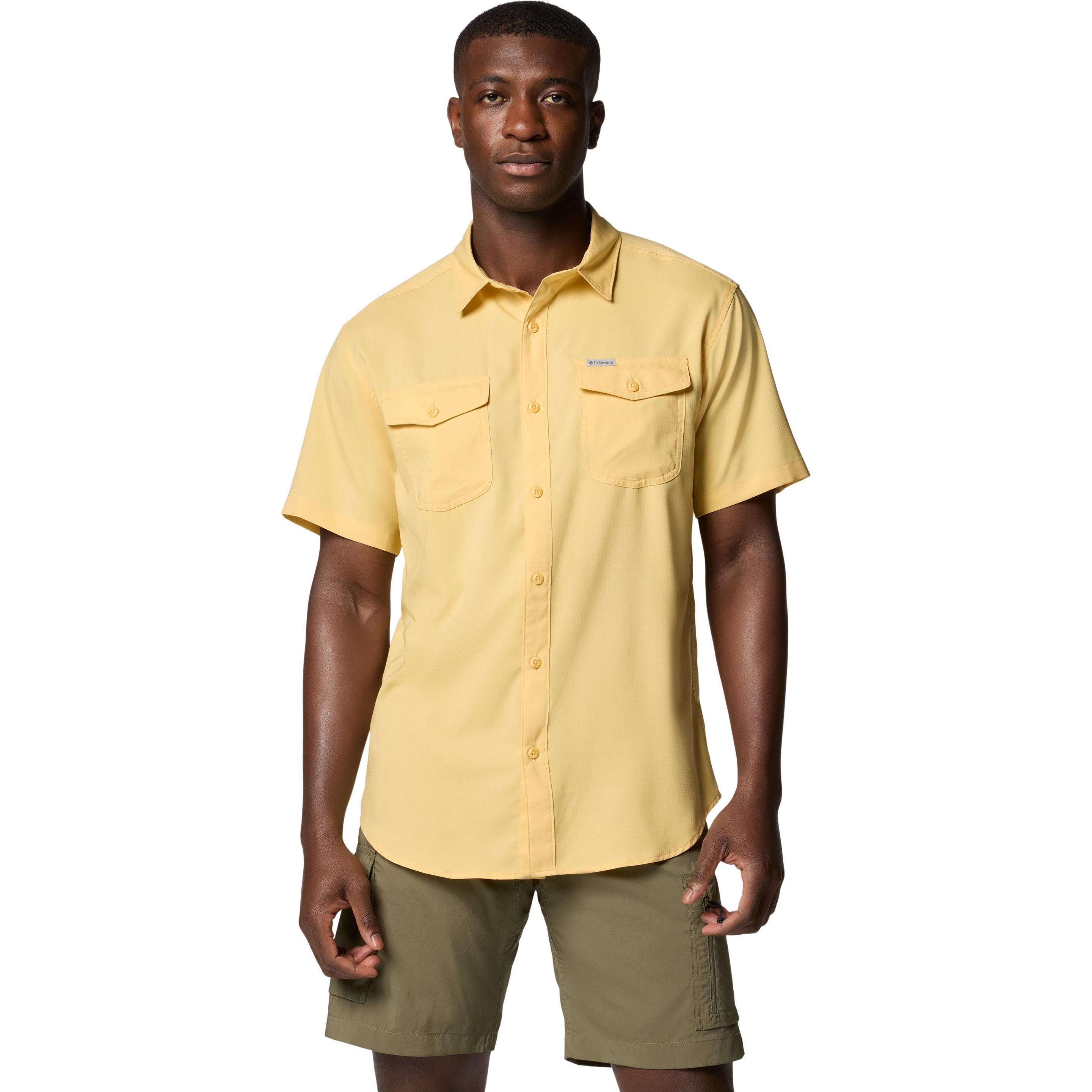 Columbia, Herren, Hemd, Utilizer™ II Solid Short Sleeve Shirt, Gelb, (XL)