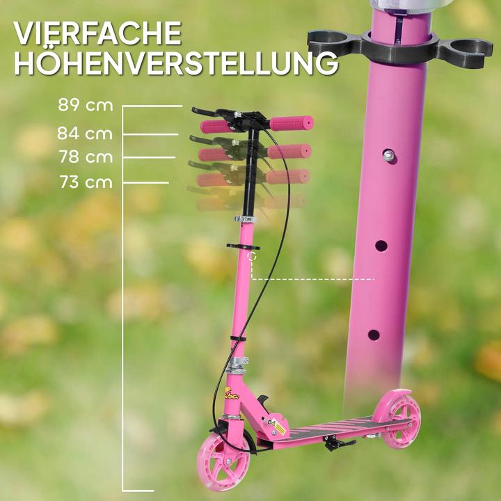 Actual product image Aiyaplay Kinderscooter Kunststoff, Metall Rosa