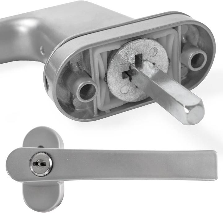 Actual product image tectake 2x window handle