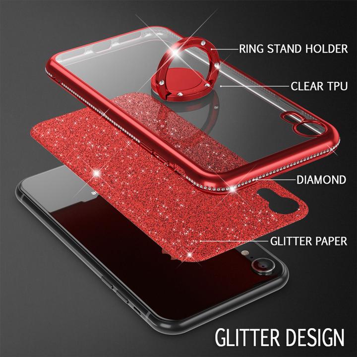 Produktbild Nalia Ring Hülle Glitzer (Apple iPhone XR)