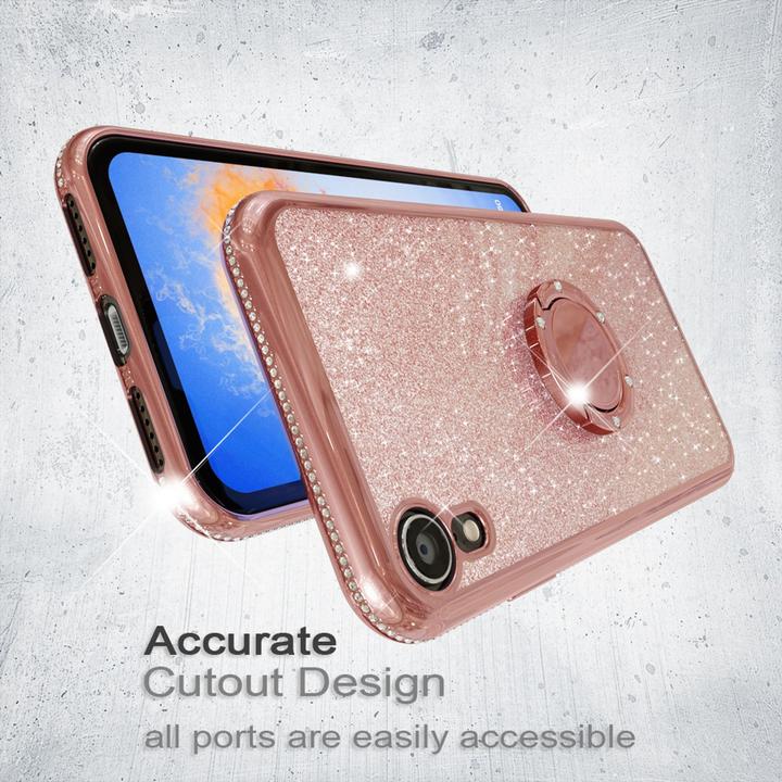 Produktbild Nalia Ring Hülle Glitzer (Apple iPhone XR)