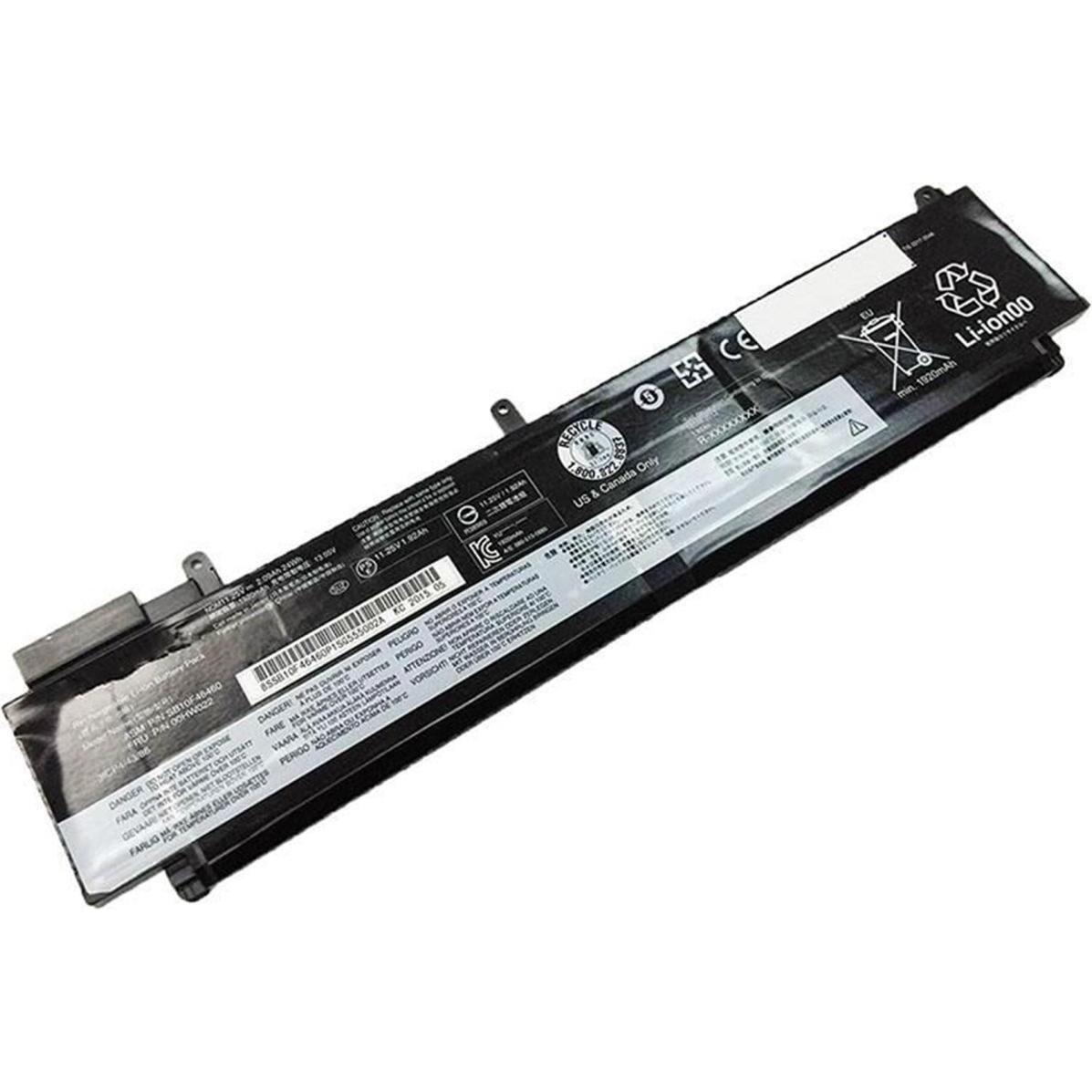 Lenovo FRU00HW023 (3 Zellen, 2090 mAh), Notebook Akku, Schwarz