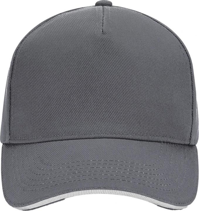 Actual product image Beechfield 5 Panel Sandwich Peak Baseball Cap (One size)