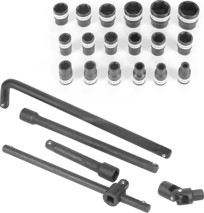 Produktbild Stahlwerk Steckschlüssel-Satz 24-teiliger Knarrenkasten mit 1/2" Umschaltknarre