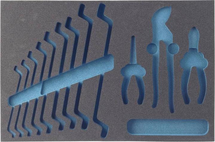 Actual product image HAZET 2C soft foam insert 163-59L
