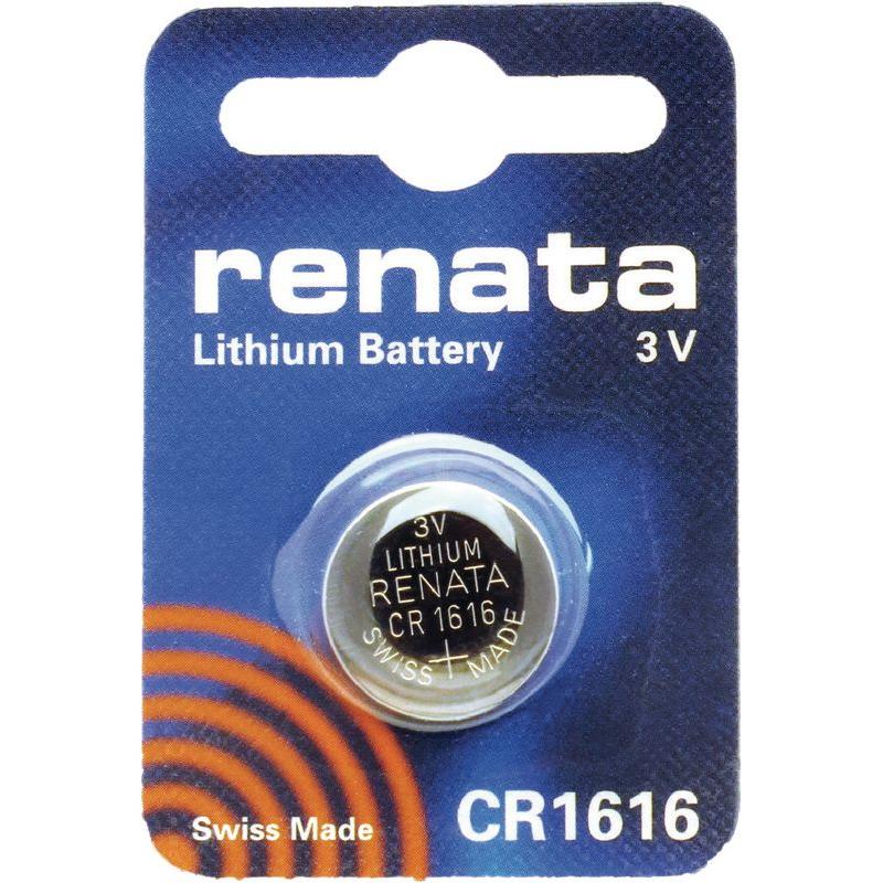 Thumbnail - Renata CR1616 / 3.0 V (1 Stk., CR1616, 50 mAh), Batterien + Akkus