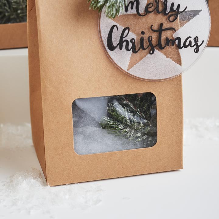 Actual product image VBS Kraftkarton Geschenkbox mit Sichtfenster (6x)