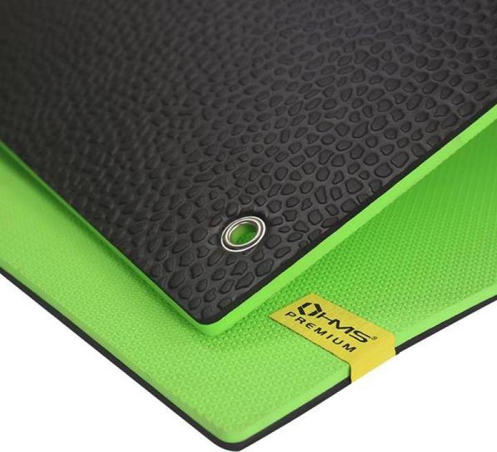 Image du produit HMS Tapis de fitness Club avec trous vert Premium MFK03 (15 mm)