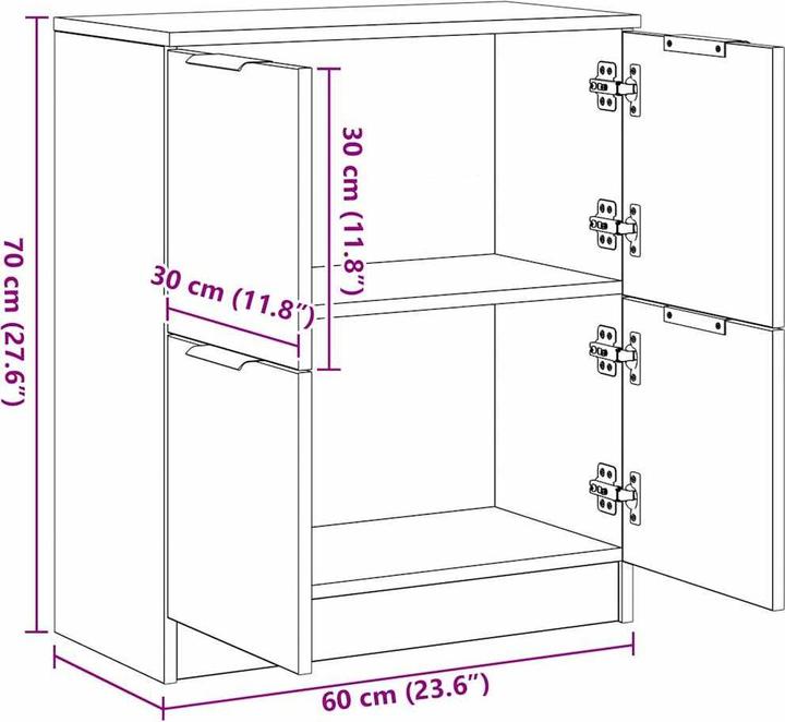 Image du produit vidaXL Sideboard (60 x 30 x 70 cm)