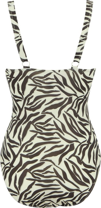 Actual product image Regatta Womens/Ladies Sakari Zebra Print Tummy Control One Piece Swimsuit (42 D)