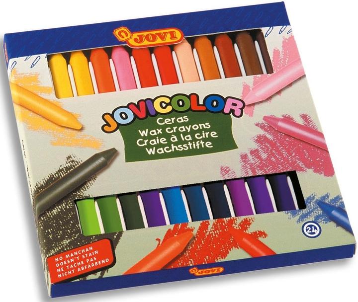 Immagine prodotto Jovi Pastelli a cera Jovicolor tondi PU=24 pezzi colori assortiti (24x)