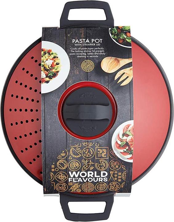 Image du produit World of Flavours Marmite à pâtes (Casserole, Acier au carbone)