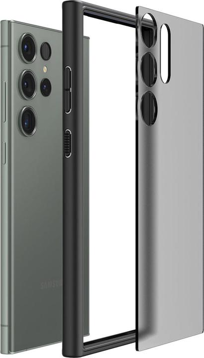 Actual product image Spigen Ultra Hybrid Case for S918B Samsung Galaxy S23 Ultra - frost black (Samsung Galaxy S23 Ultra)