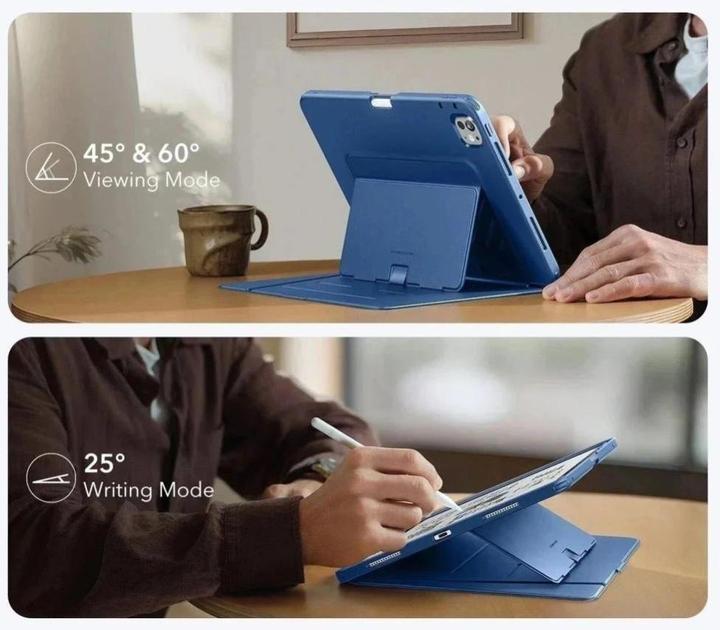 Image du produit ESR - Flip Hybrid (with Pencil Holder) - iPad Pro 11 (2024) / iPad Pro 11 (2025) - Blue (Apple iPad Pro 11 2024, Apple iPad Pro 11 2025)
