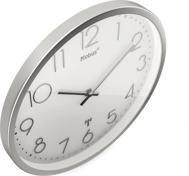 Produktbild Mebus Funkwanduhr (25 cm)
