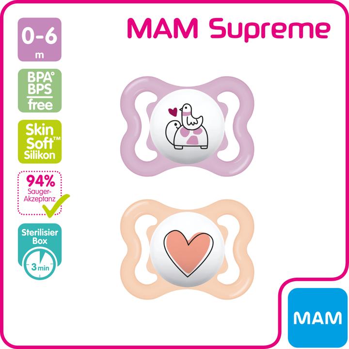 Actual product image MAM Supreme assorted (2x, 0 - 6 Months)