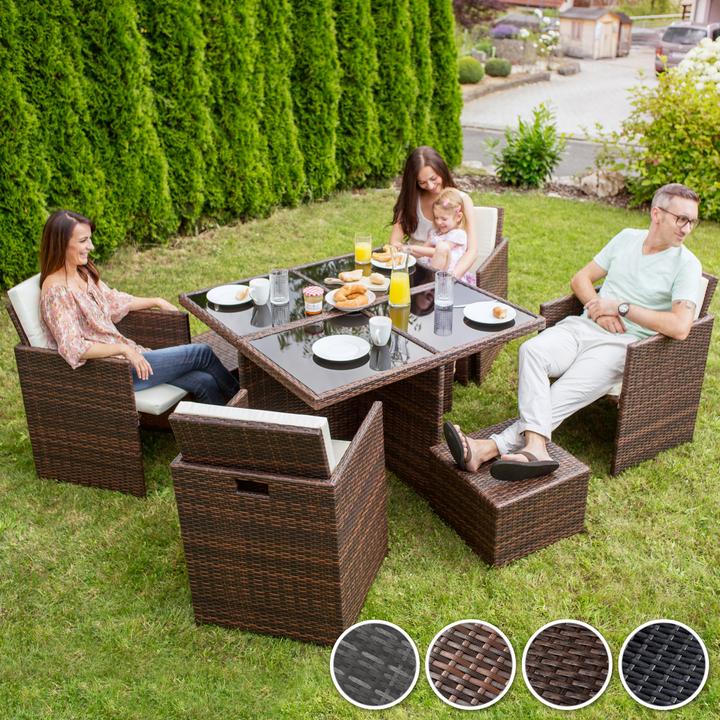 Image du produit tectake Salon de jardin MANHATTAN