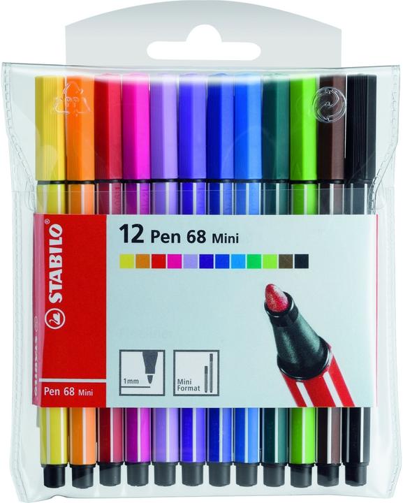 Image du produit STABILO Stylo 68 Mini Premium (Multicolore, 12 x)