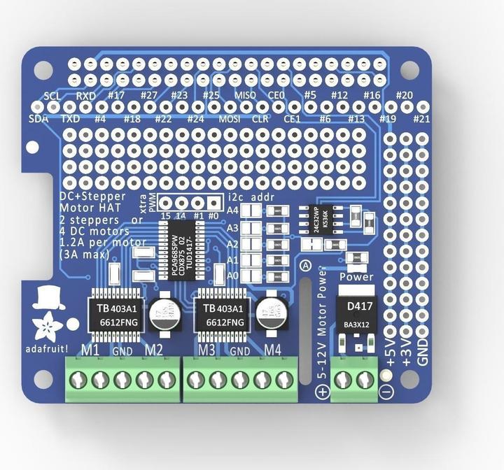 Adafruit DC Stepper Motor