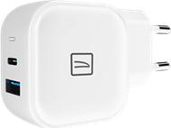 Actual product image Tucano 38W GAN USB EU, wall charger with EU plug, white (38 W, 2 ports)