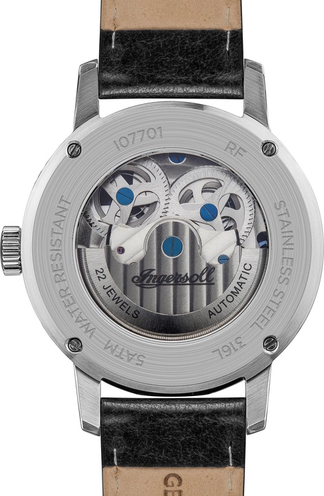 Immagine prodotto Ingersoll 1892 Il Jazz - I07701 (Orologio da polso analogico, Orologio scheletrato, 42 mm)