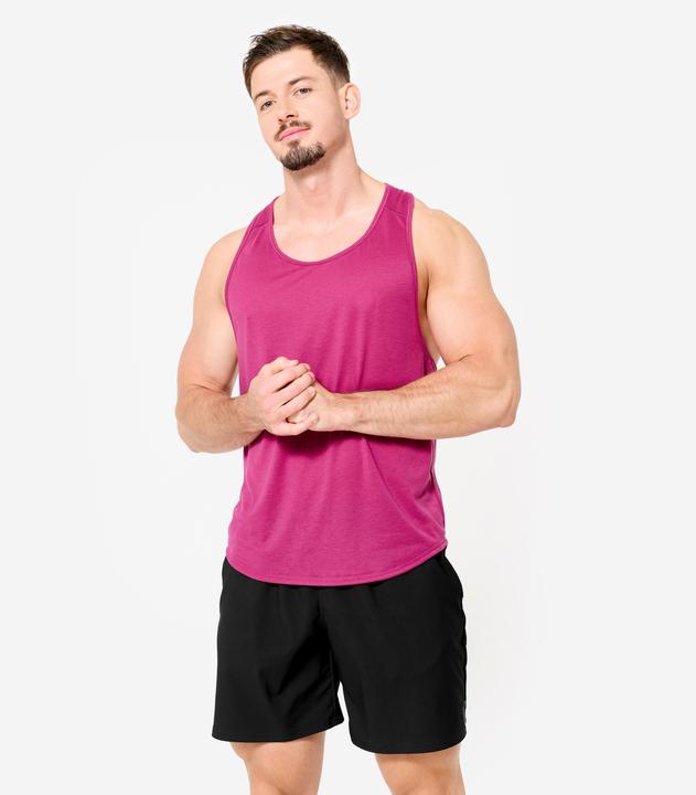 Produktbild Domyos Tank Top Stringer Herren Schwimmerrücken - lila (S)