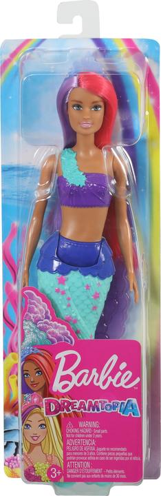Produktbild Barbie Dreamtopia Meerjungfrau Puppe (pink- und lilafarbenes Haar)