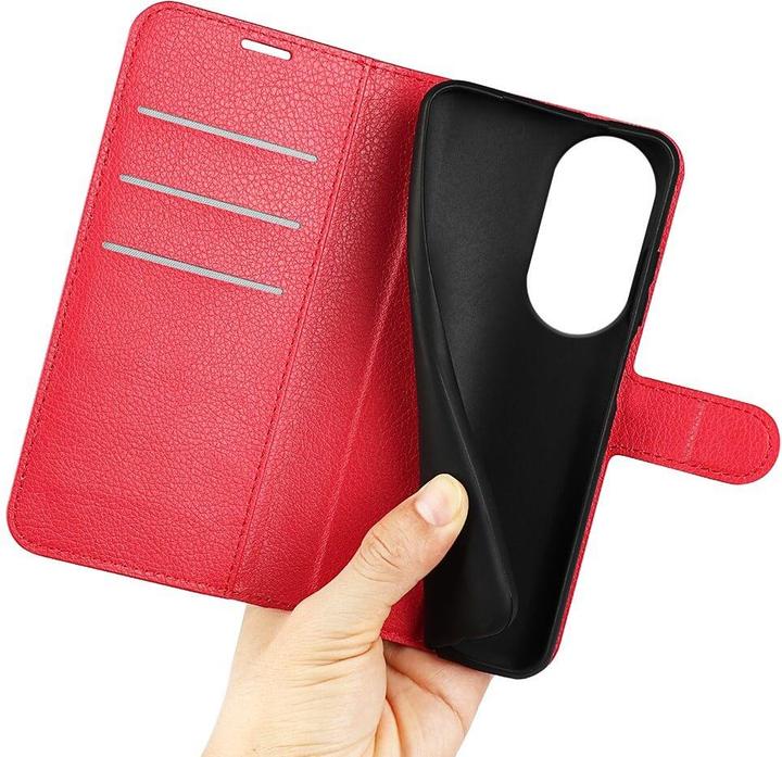 Immagine prodotto Cover-Discount Oppo Reno10 / 10 Pro - Custodia in pelle rossa (OPPO Reno 10, Oppo Reno 10 Pro)