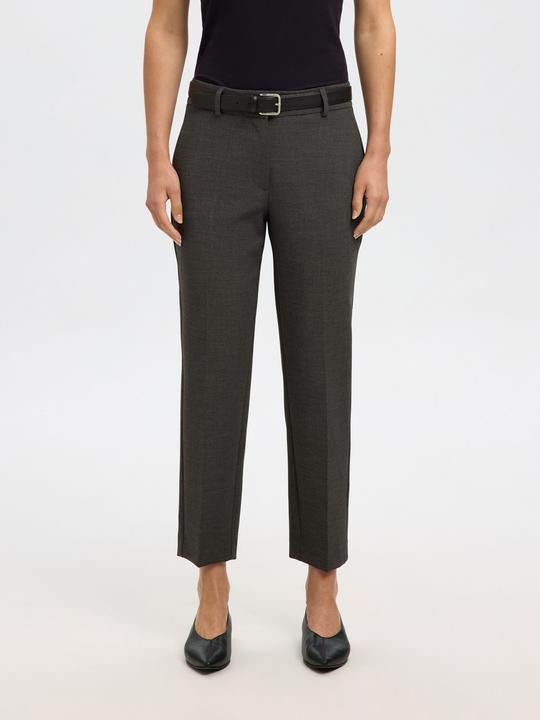 Actual product image Selected Femme Slfrita-Ria Mw Crop Pant Dgm Noos (36)