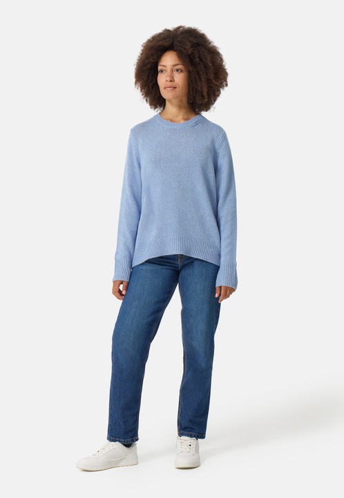 Actual product image Cash-Mere Seide Kaschmir Oversize Style Rundhals Pullover (M)