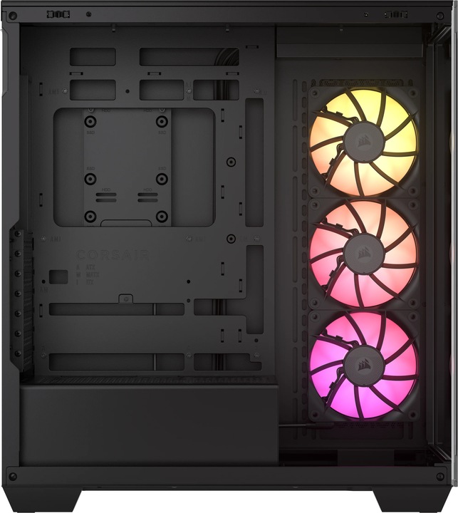 Actual product image Corsair Case iCUE 3500X RGB Midi TG black BTF+ZERO (Mini-ITX, mATX, E-ATX, ATX)