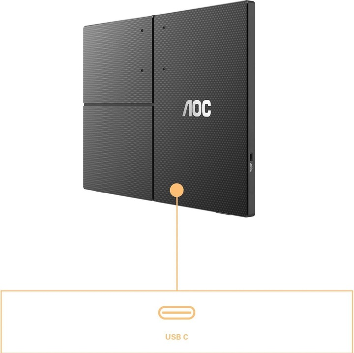 Actual product image AOC 16T3EA - 16 inch portable monitor ( (1920 x 1080 pixels, 16")