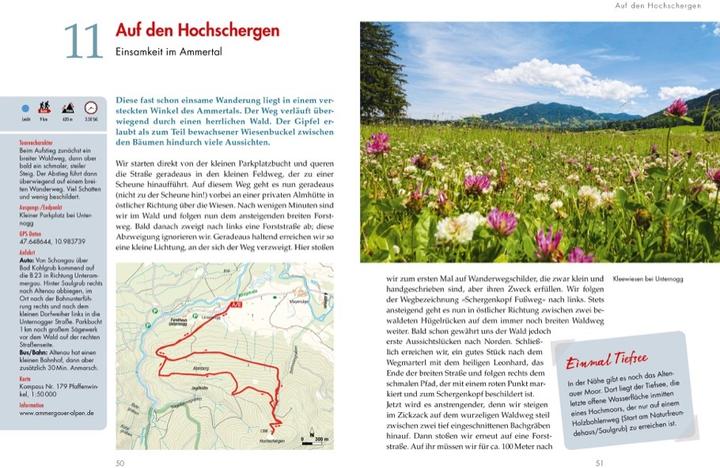 Nährwerte und Zutaten 100 Bergtouren für Langschläfer Bayerische Voralpen (Deutsch, Lisa Bahnmüller, Wilfried Bahnmüller, 2021)