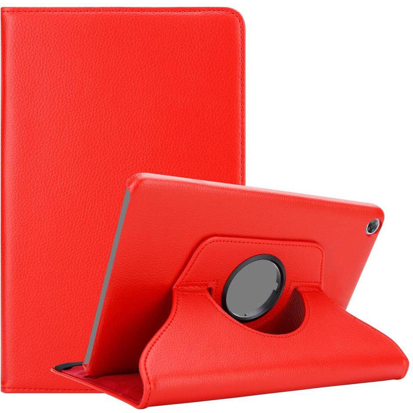 Cadorabo Tablet Book Cover (MediaPad M5 8.4), Tablet Hülle, Rot
