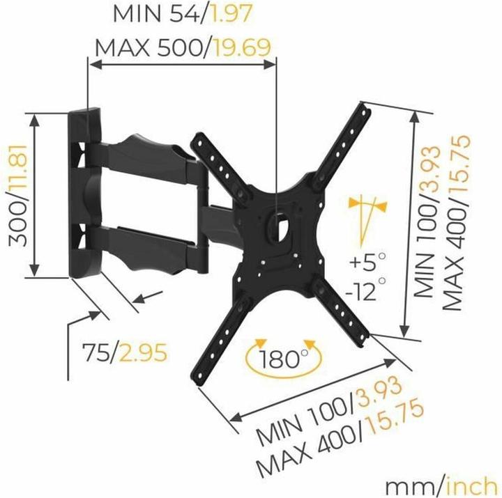Produktbild Nanook TV Halterung Wall Mount 32" 55" (Wand, 55")