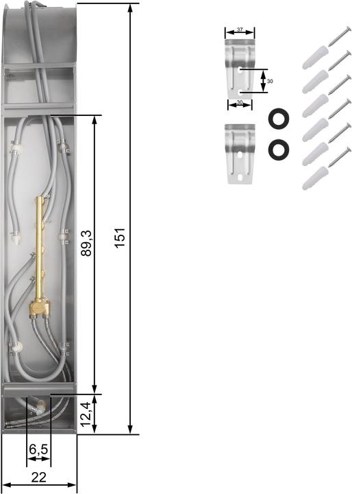 Image du produit tectake Colonne de Douche