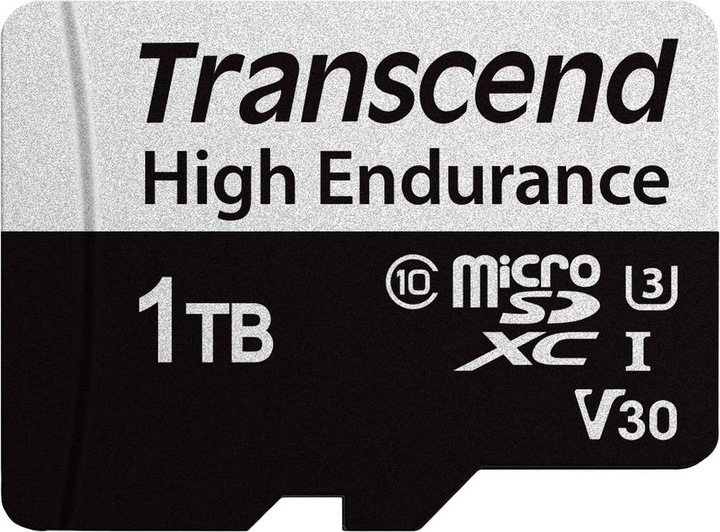 Actual product image Transcend High Endurance (1000 GB, microSDHC, U3, UHS-I)
