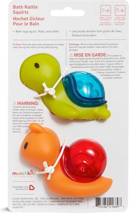 Image du produit Munchkin Pompes à bain hochet 2 pcs.