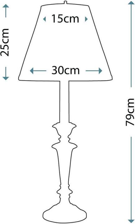 Image du produit Elstead Lighting Lexington Lampe de table E27 Nickel antique Gris blanc (E27)