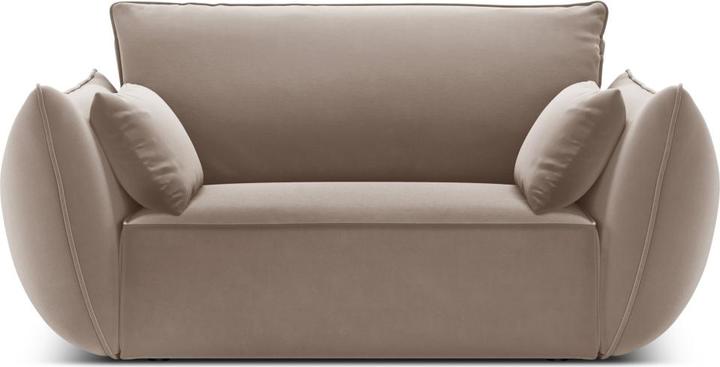 Actual product image Micadoni Velvet Armchair, "Kaelle", 1 Seat, 128x110x85Made in Europe (2 person sofa, 3-seater, 4-seater)