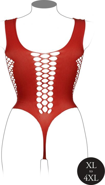 Produktbild Le Désir V-Neck Teddy with Opaque Panels - One Size (One Size)