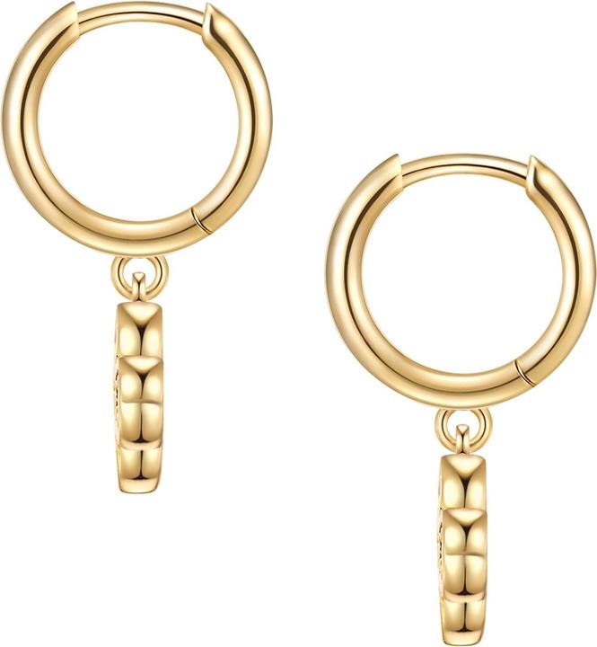 Image du produit Glanzstücke München Boucles d'oreilles femme trèfle à quatre feuilles argent sterling - 34594 (Argent Sterling)