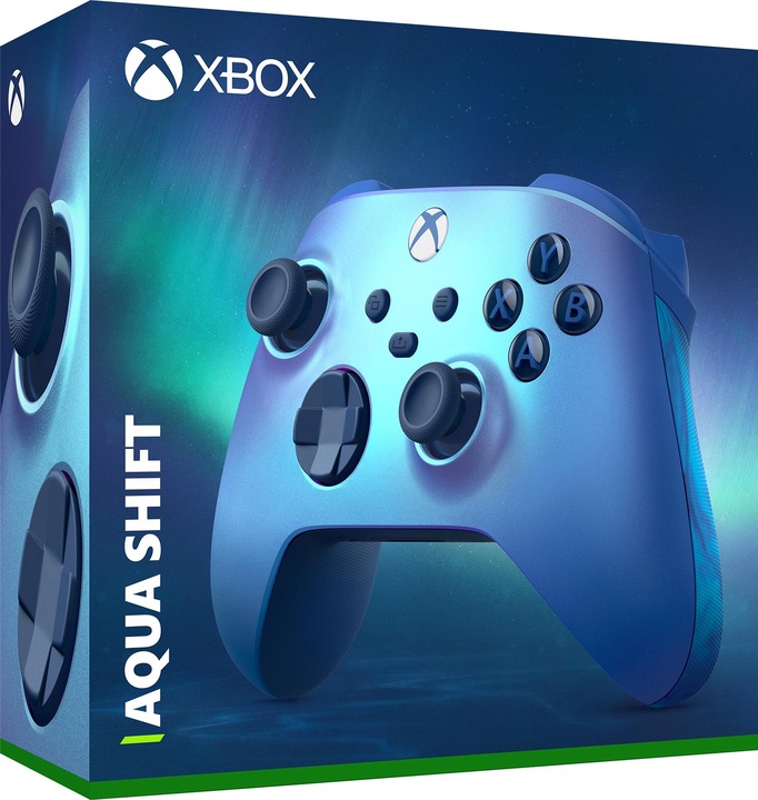 Produktbild Microsoft Xbox Wireless Controller - Aqua Shift Special Edition (Xbox Series X, Xbox One X, PC, Xbox One S, Xbox Series S)