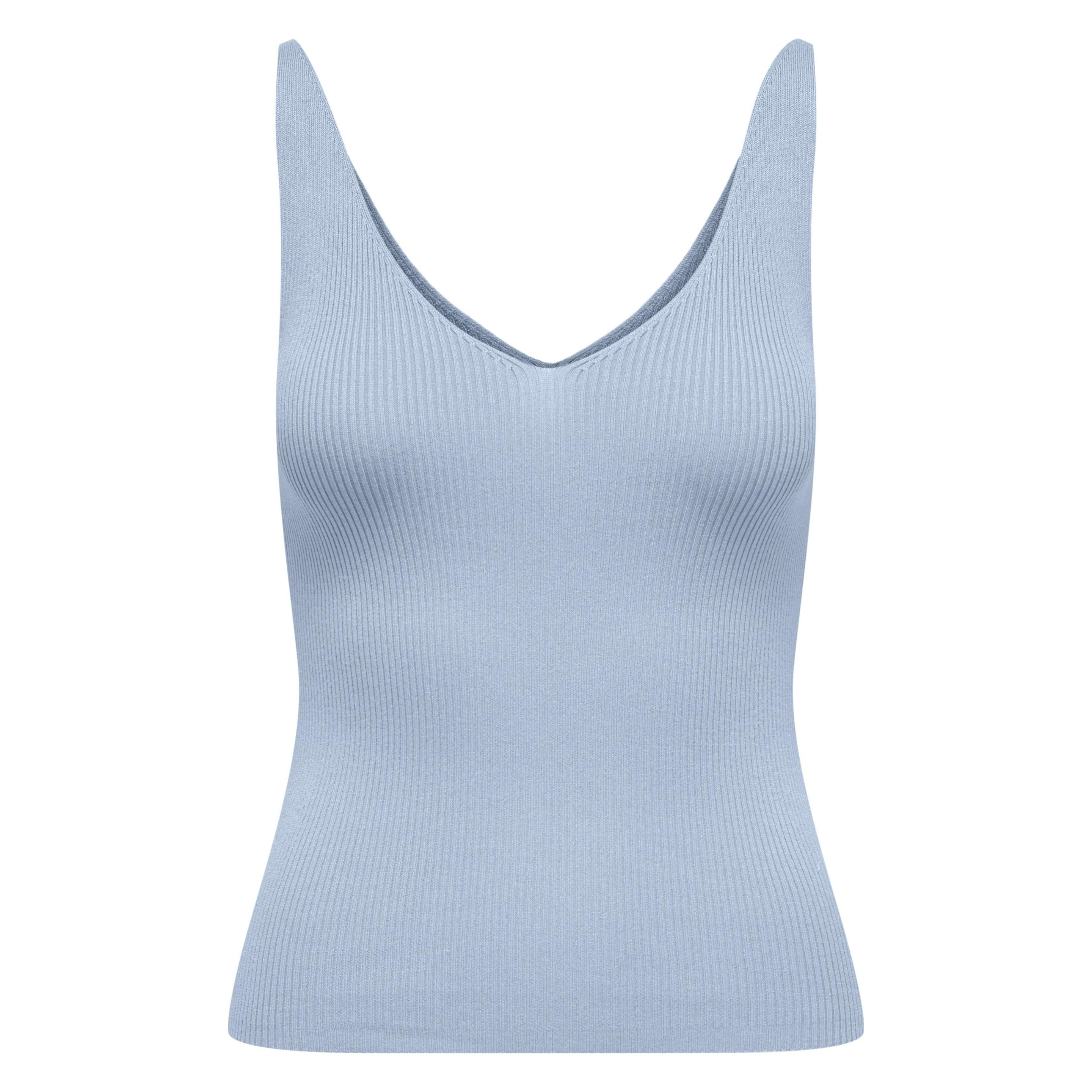 JdY, Damen, Blusen, Jdynanna S/L Top Knt Noos, Blau, (Xs)